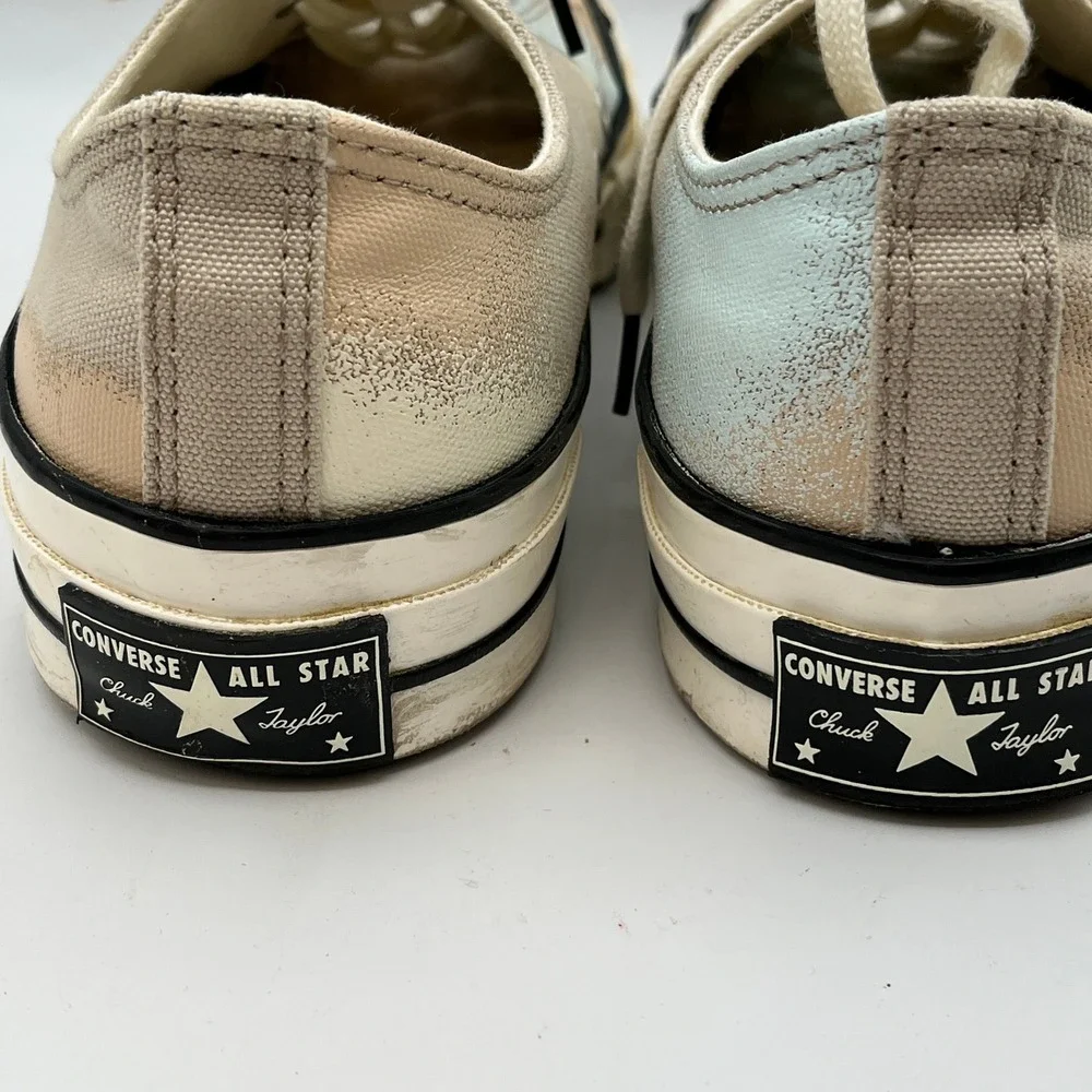 Rare Converse Chuck Taylor 70 Low Ox Spray Paint Beach Stone Wms Sz 9.5 Mens 7.5